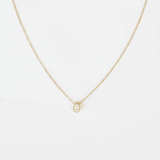 18K Halskette Crystal Whisper – wasserfest vergoldet