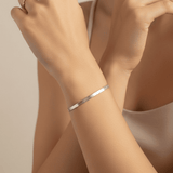 18K Armband Elara – wasserfestes Weissgold