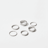 18K Ring Golden Hush – wasserfestes Weissgold