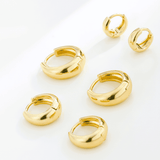 18K Ohrringe Lunar Mist Set – wasserfest
