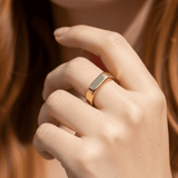 18K Ring Moon Crest – wasserfest