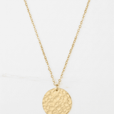 18K Halskette Moon & Ember– wasserfest vergoldet