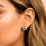 18K Ohrringe Mooncraft – wasserfestes Weissgold