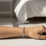 18K Armband Noctis – wasserfestes Weissgold