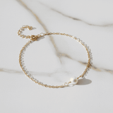 18K Echtperlen-Armband Pearl Haven – wasserfest